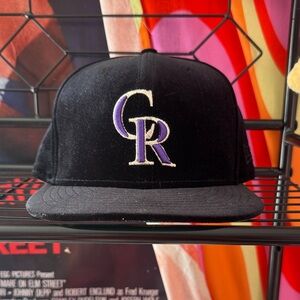 Black Cap with MLB Logo